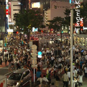Abends in Shibuya